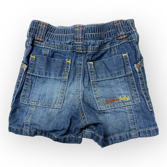 Osh Kosh b’Gosh Boys Girls Unisex size 8 Months Denim Jean Shorts - Picture 2 of 7